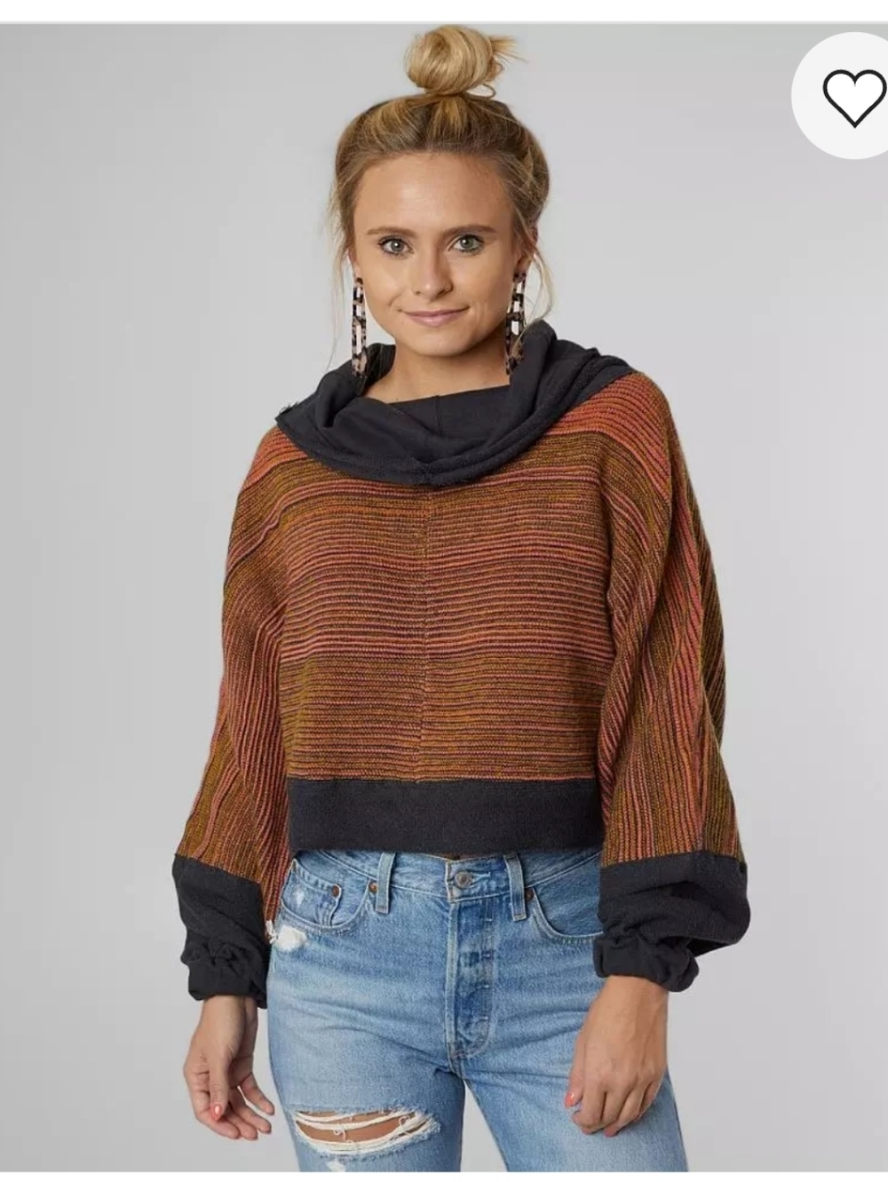 Free People Catch A Smile pullover sweater